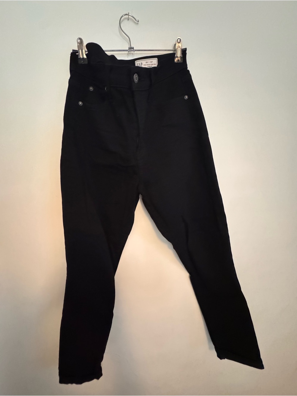 Women's Black High-Waist Skinny Jeans Gap size 30 women’s 10